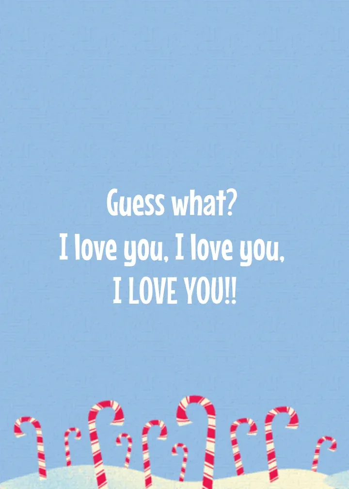 Elf | Cotton Headed Merry Christmas card inside right