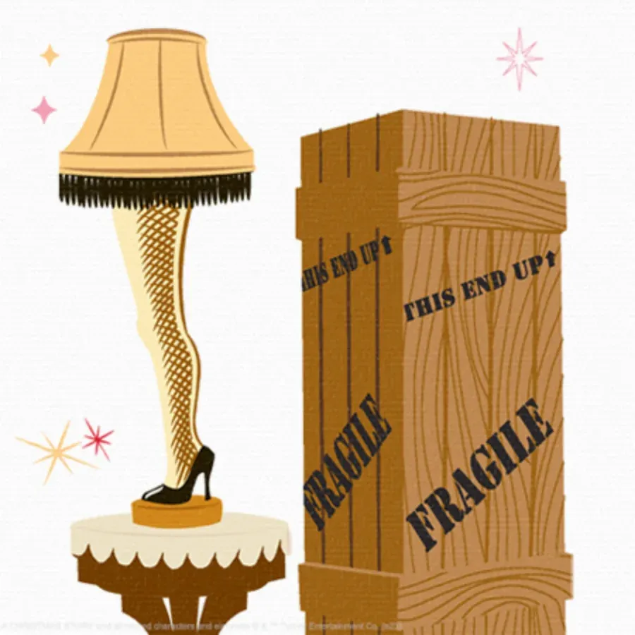 A Christmas Story Merry Christmas card inside left