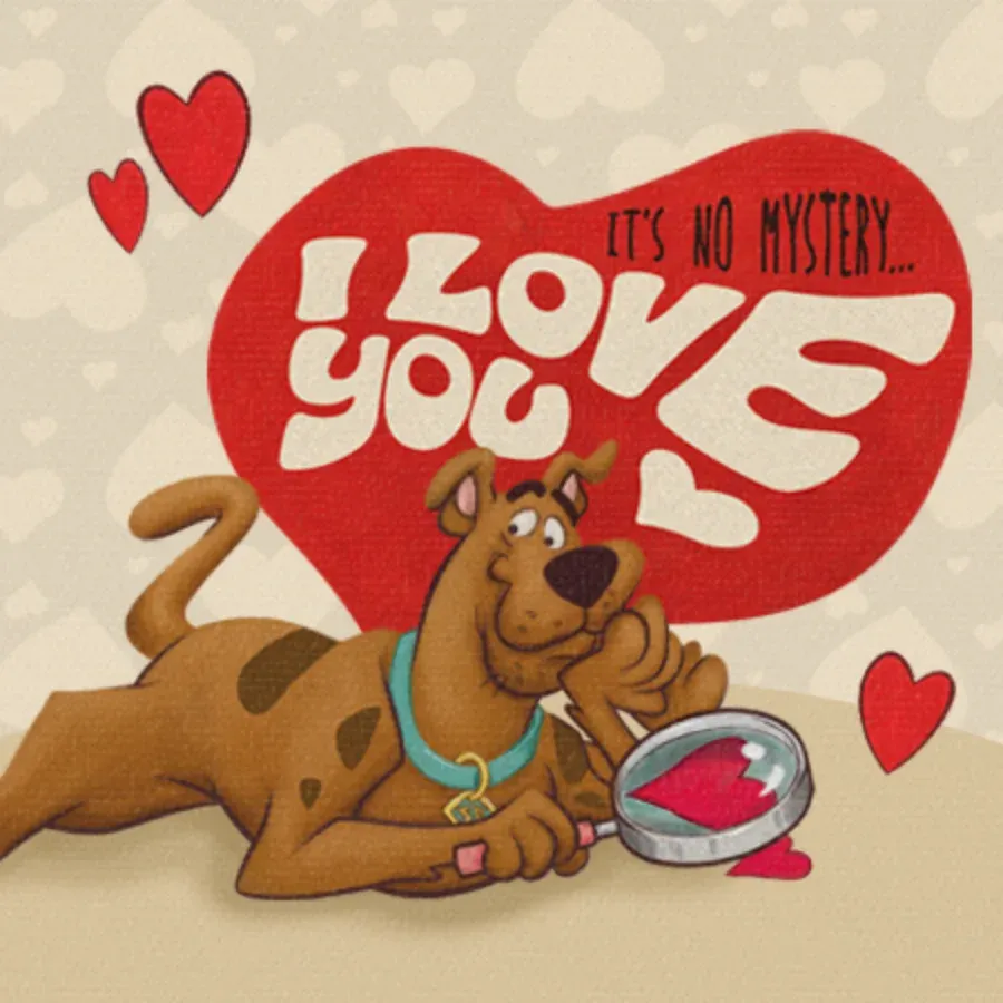 Scooby Doo | Happy Valentine's Day card front