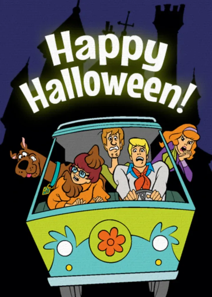 Scooby-Doo | Happy Halloween card front