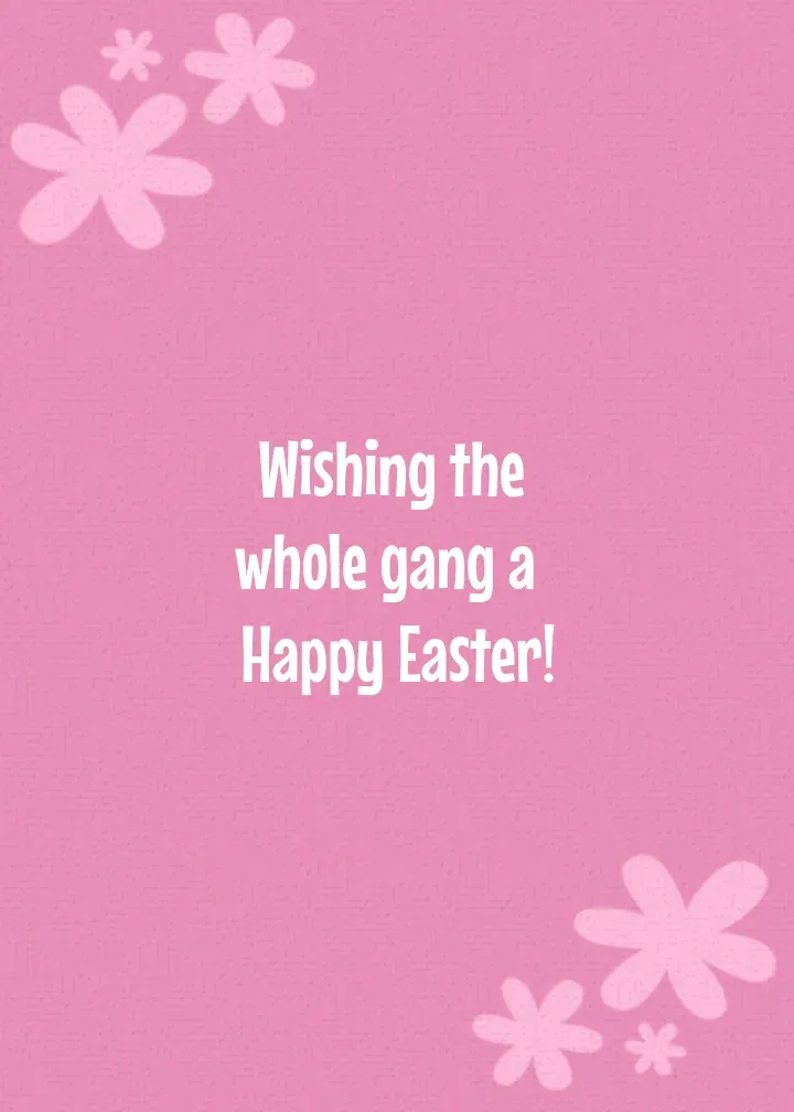 Scooby Doo | Happy Easter card inside right