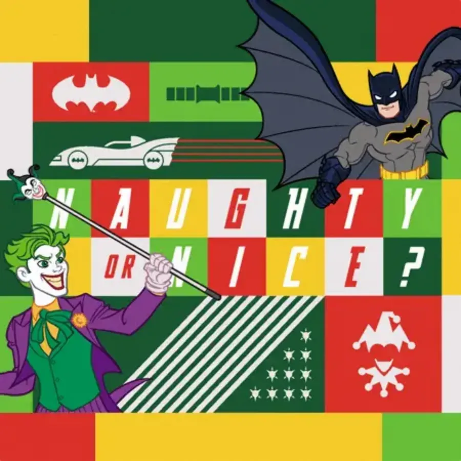 DC Happy Holiday Heroes card front