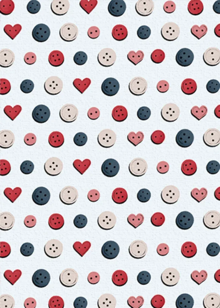 Sewing Sister card inside left