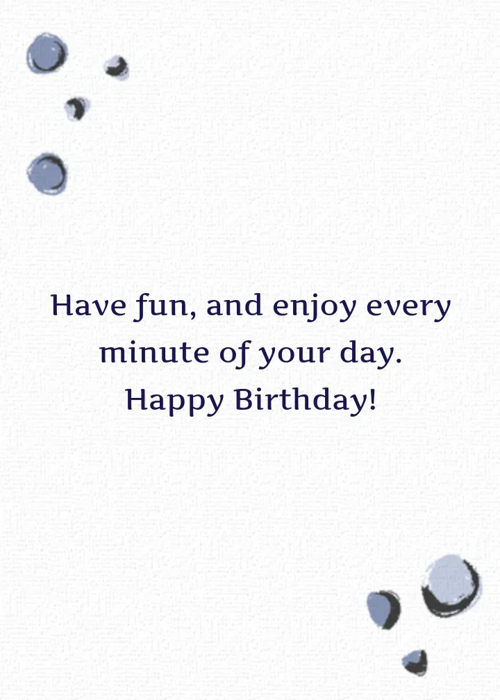 Birthday Sea Shell card inside right