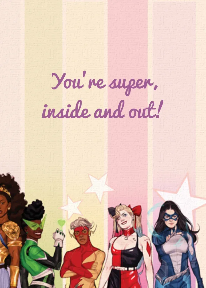 DC Happy Pride card inside right