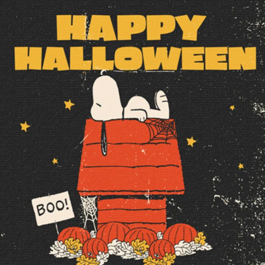 Peanuts | Halloween card front
