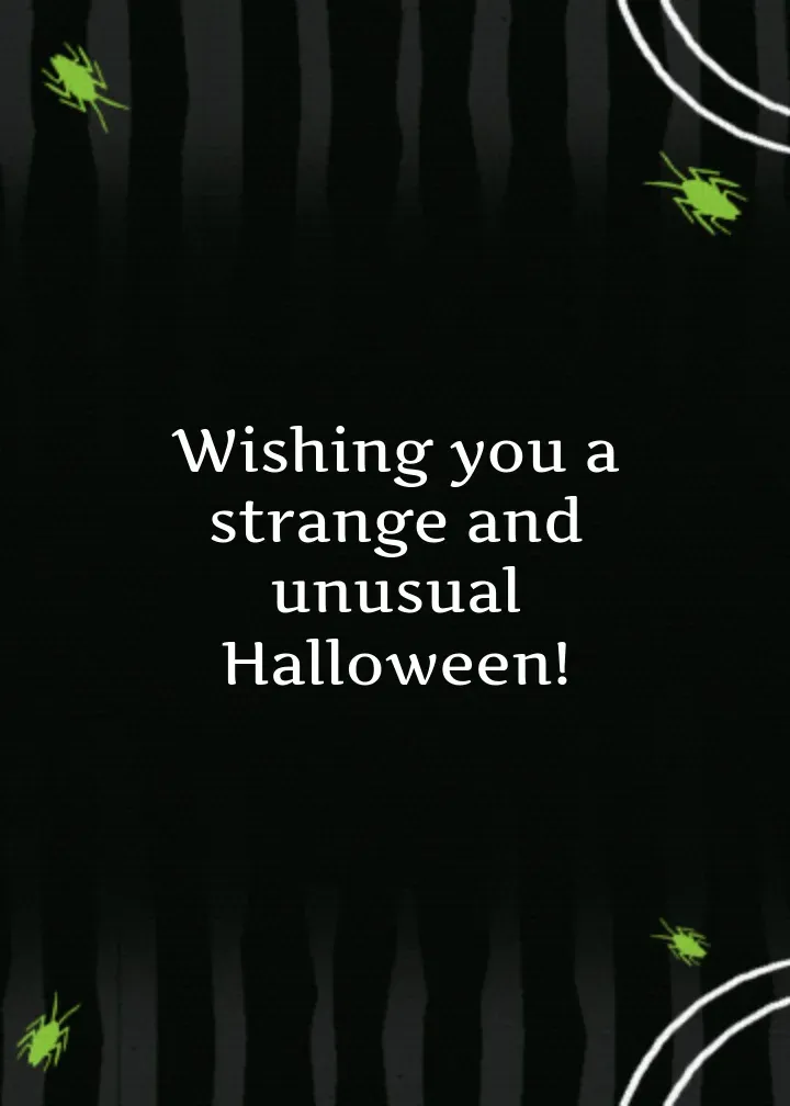 Beetlejuice Halloween Photo card inside right