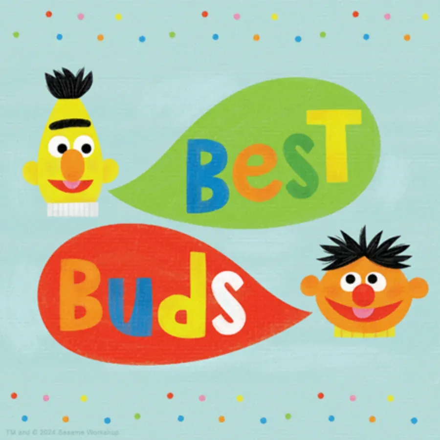 Sesame Friendship card inside left