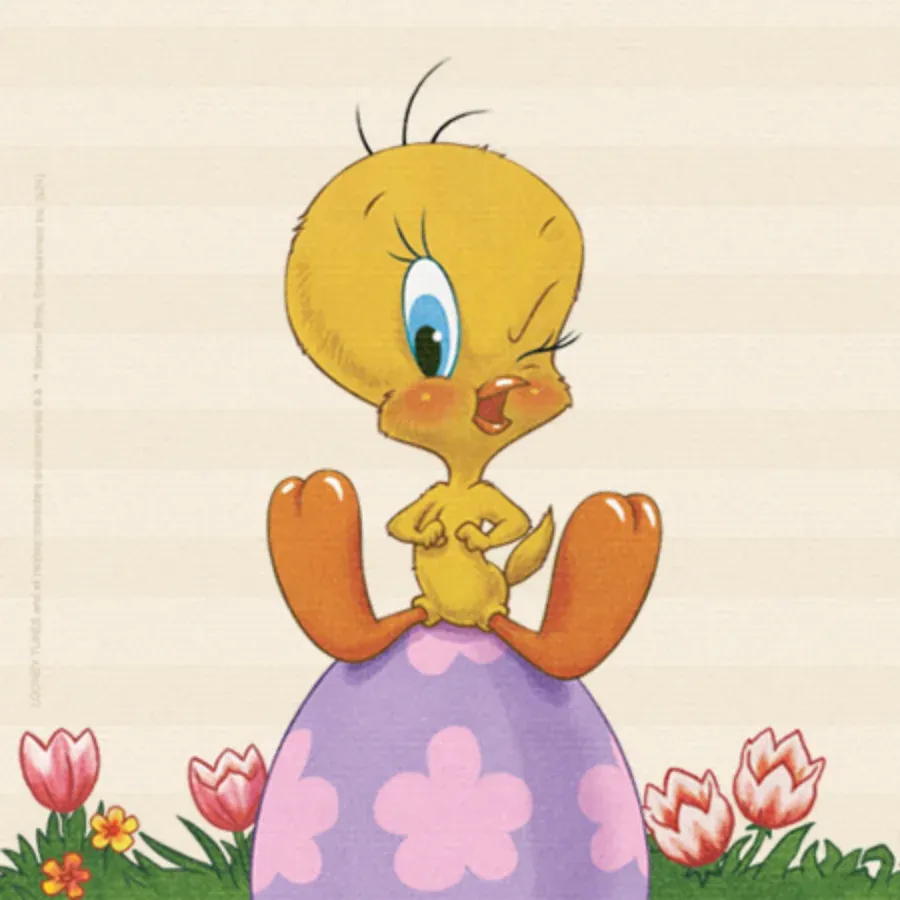 Looney Tunes | Happy Easter card inside left