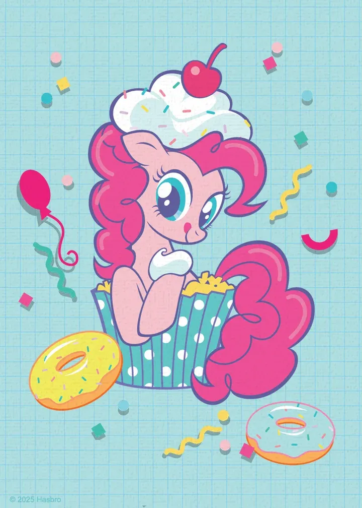 My Little Pony Birthday card inside left