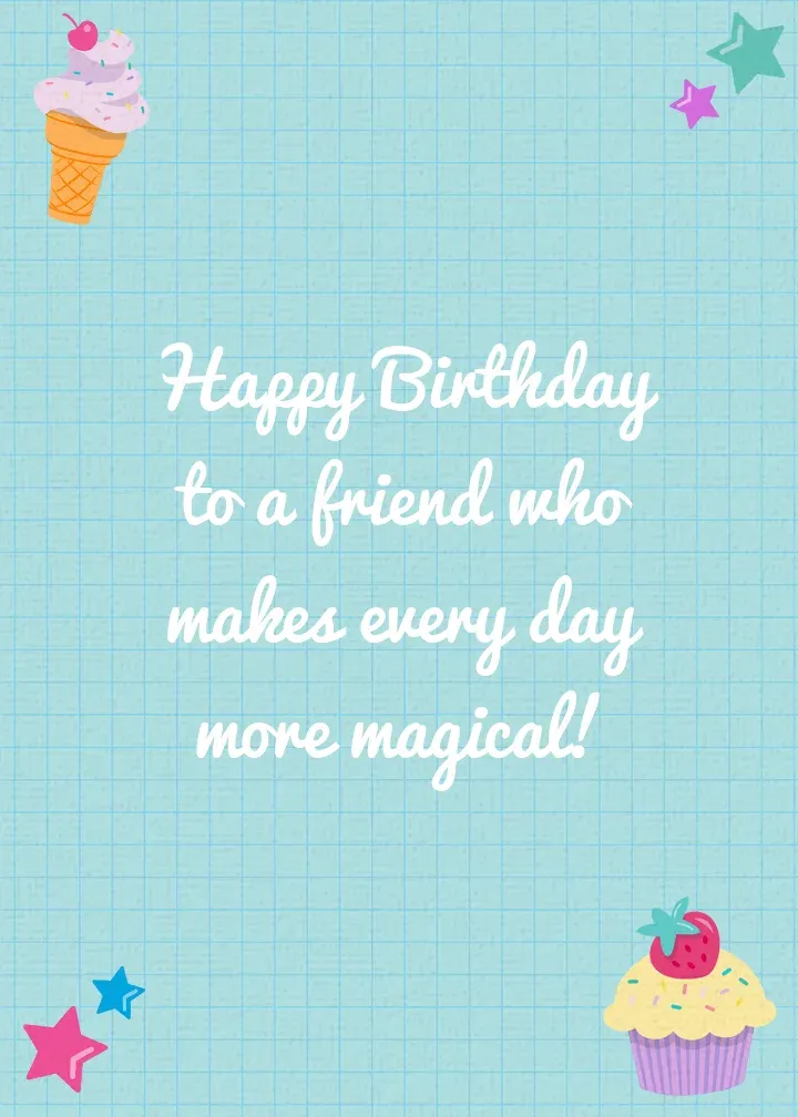 My Little Pony Birthday card inside right