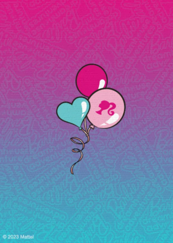 Thank You Barbie Birthday card inside left