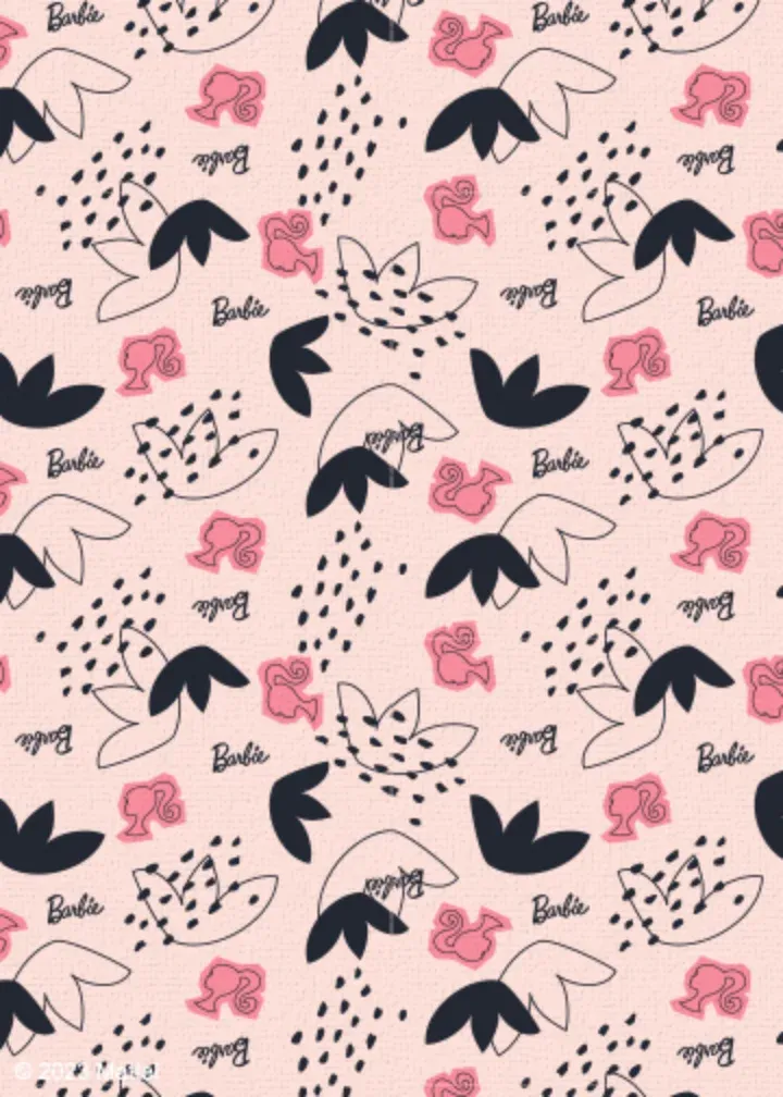 Thank You Barbie Friends card inside left