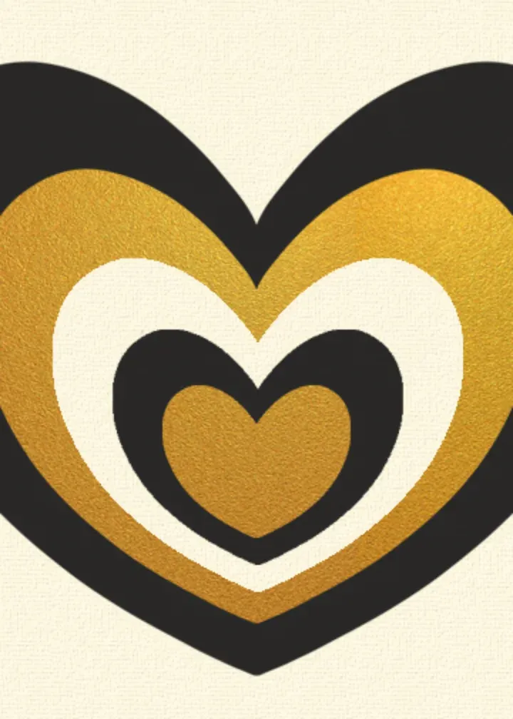 Bottom of My Heart card inside left