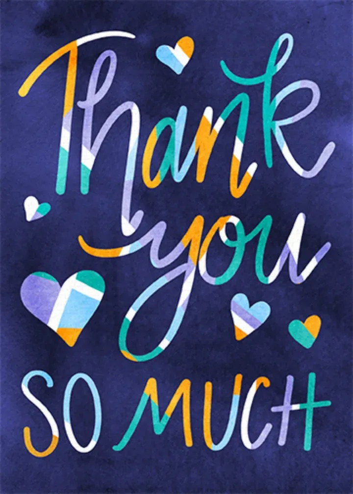 So Much Thanks card front