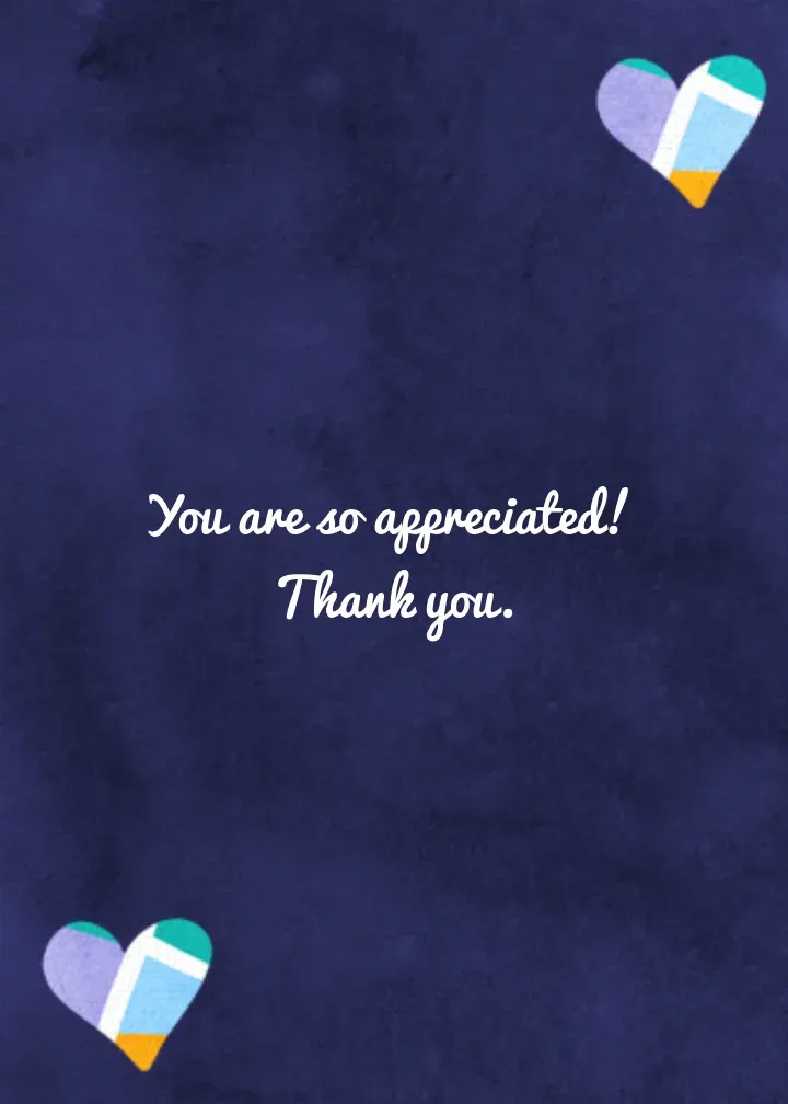 So Much Thanks card inside right