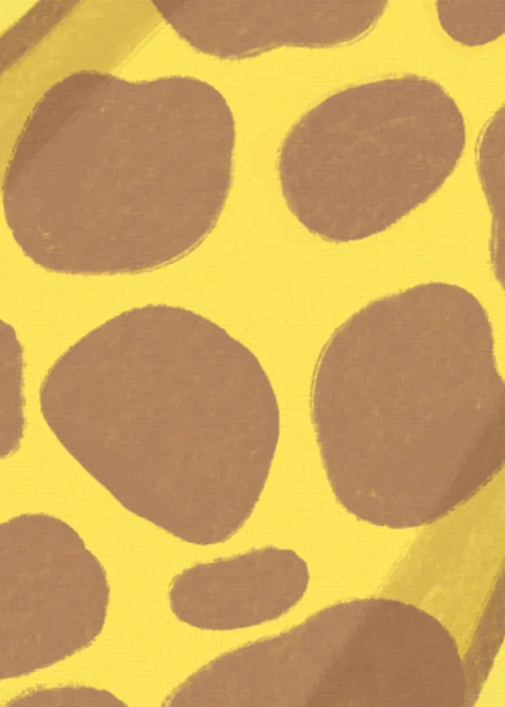 Giraffe Grandparent card inside left