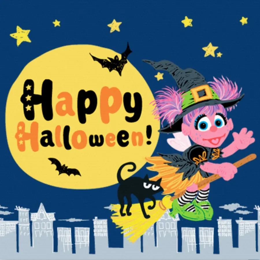 Sesame | Halloween card front