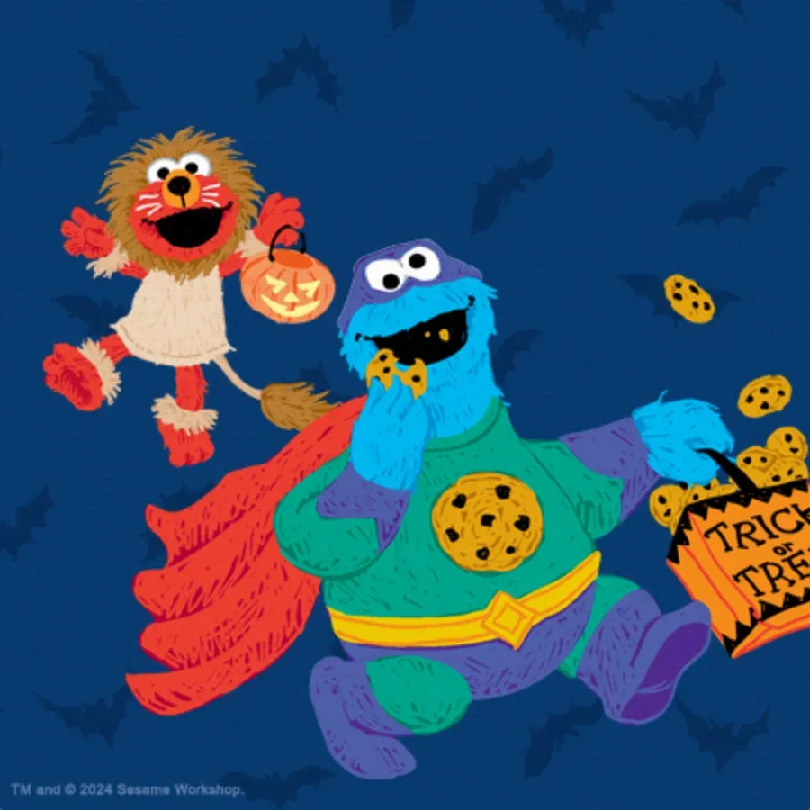 Sesame | Halloween card inside left