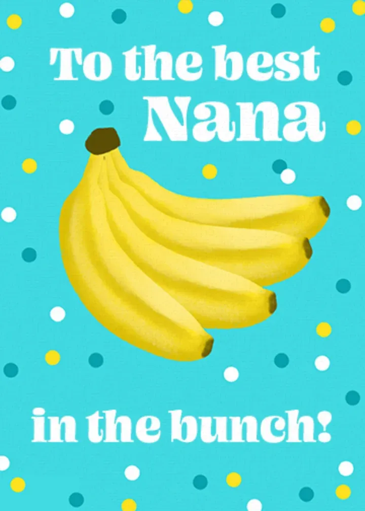 Banana Bunch card front