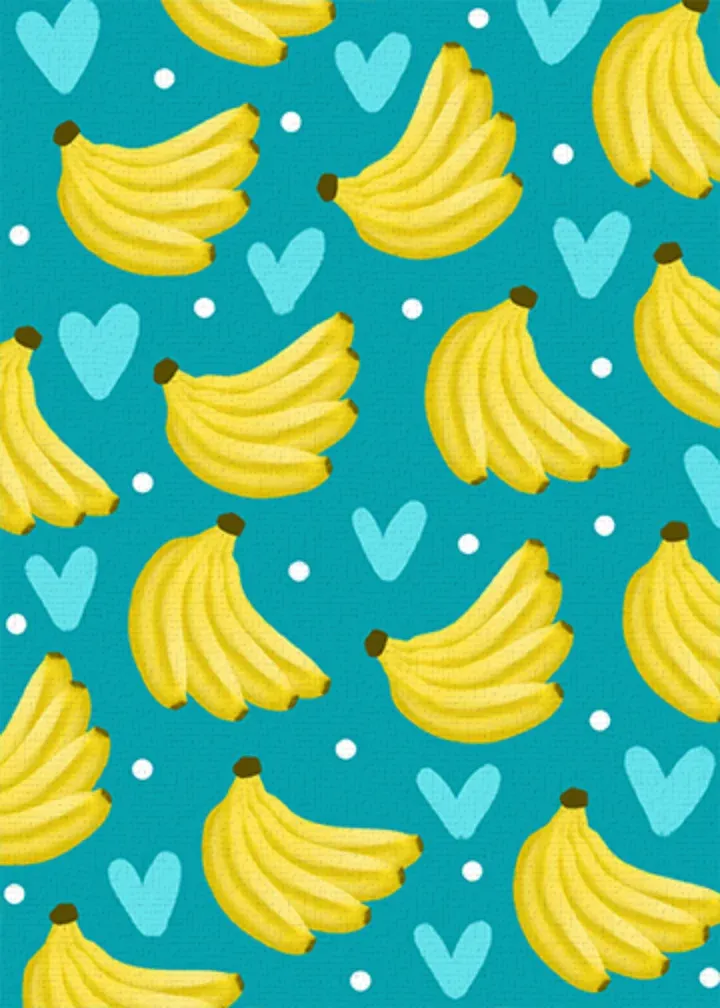 Banana Bunch card inside left