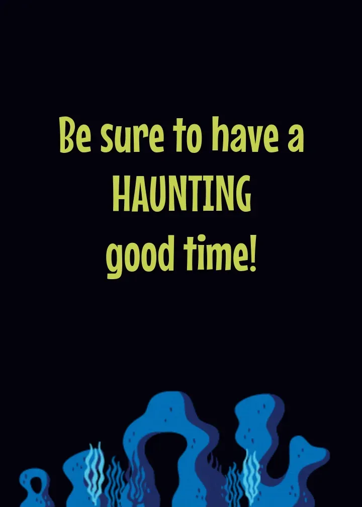 SpongeBob Halloween Crew card inside right