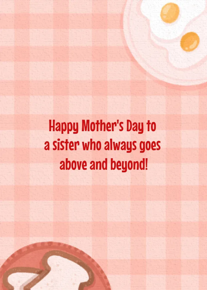 Brunch Sister card inside right