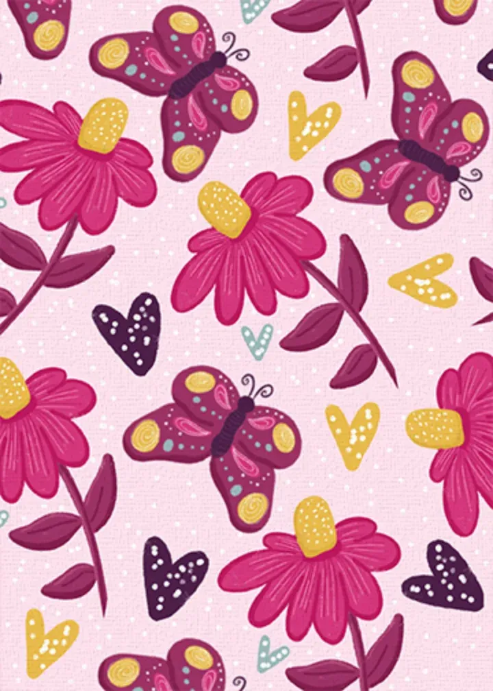 Late Floral Thank You card inside left