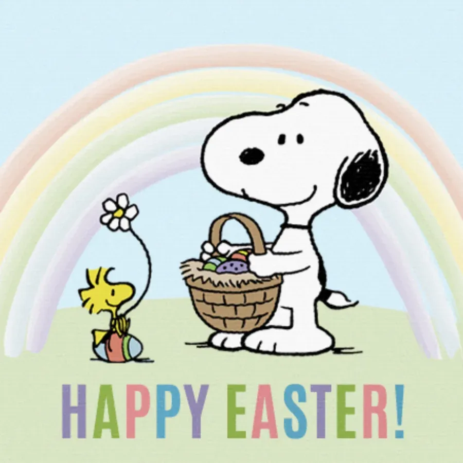 Peanuts | Easter Basket card front