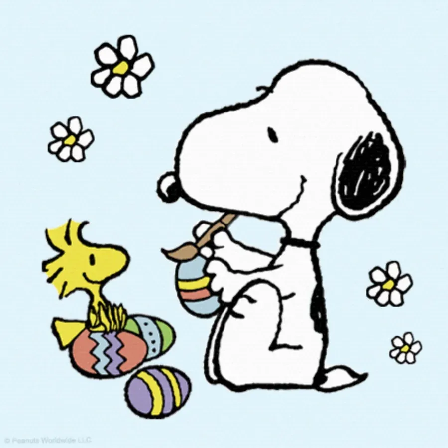 Peanuts | Easter Basket card inside left