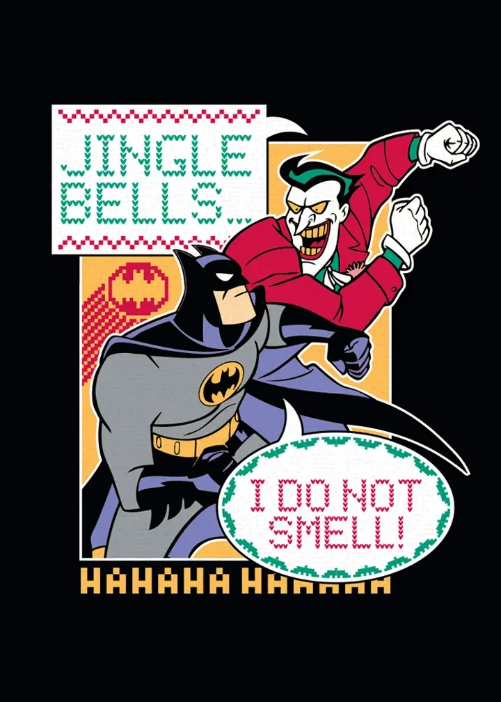 Batman Jingle Bell card front
