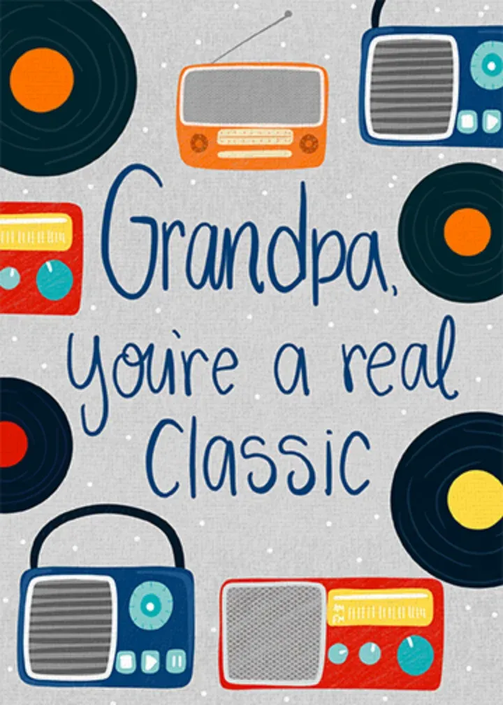 Grandpa Classic card front