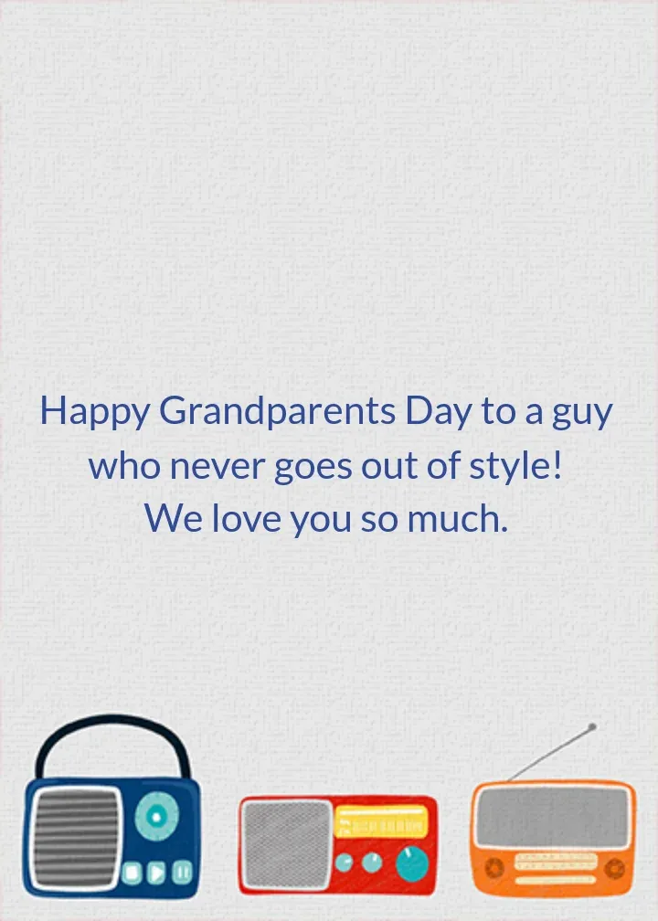 Grandpa Classic card inside right