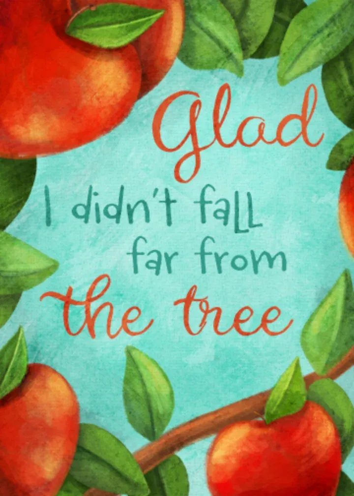 Apple Tree Grandparent card front