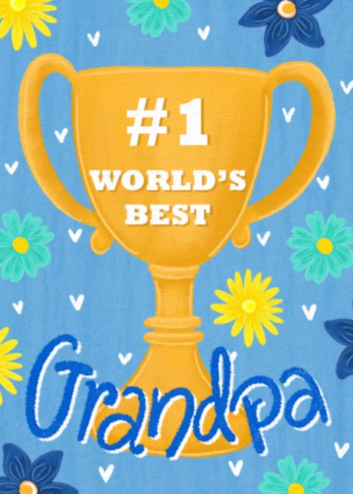 Grandpa Trophy card front
