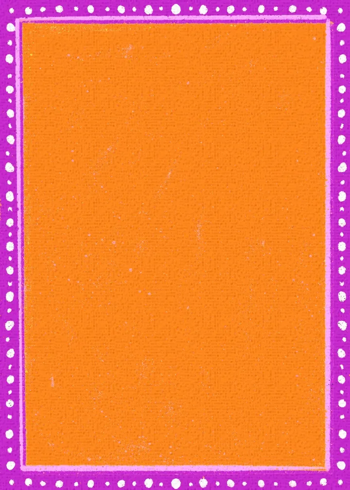 April Fools' Orange card inside left