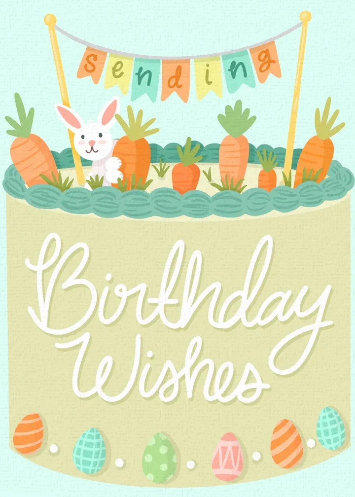 Easter Cake card front