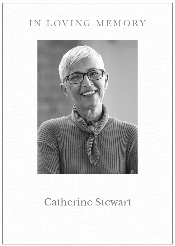 Obituary | In Loving Memory card front