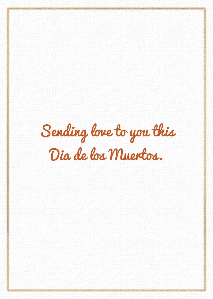 Marigold Border card inside right