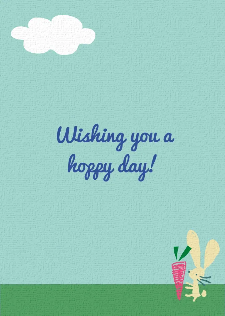 Peppa Pig | Easter card inside right