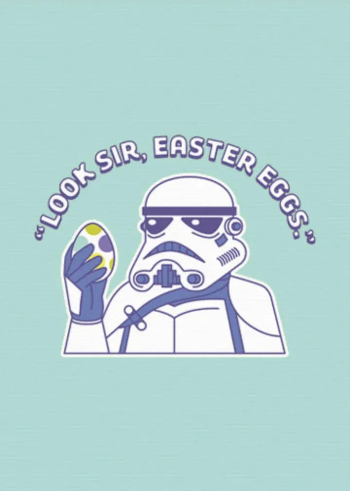 Star Wars | Easter card front