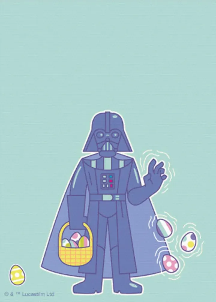 Star Wars | Easter card inside left