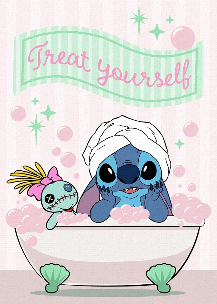 Stitch Mother's Day card front