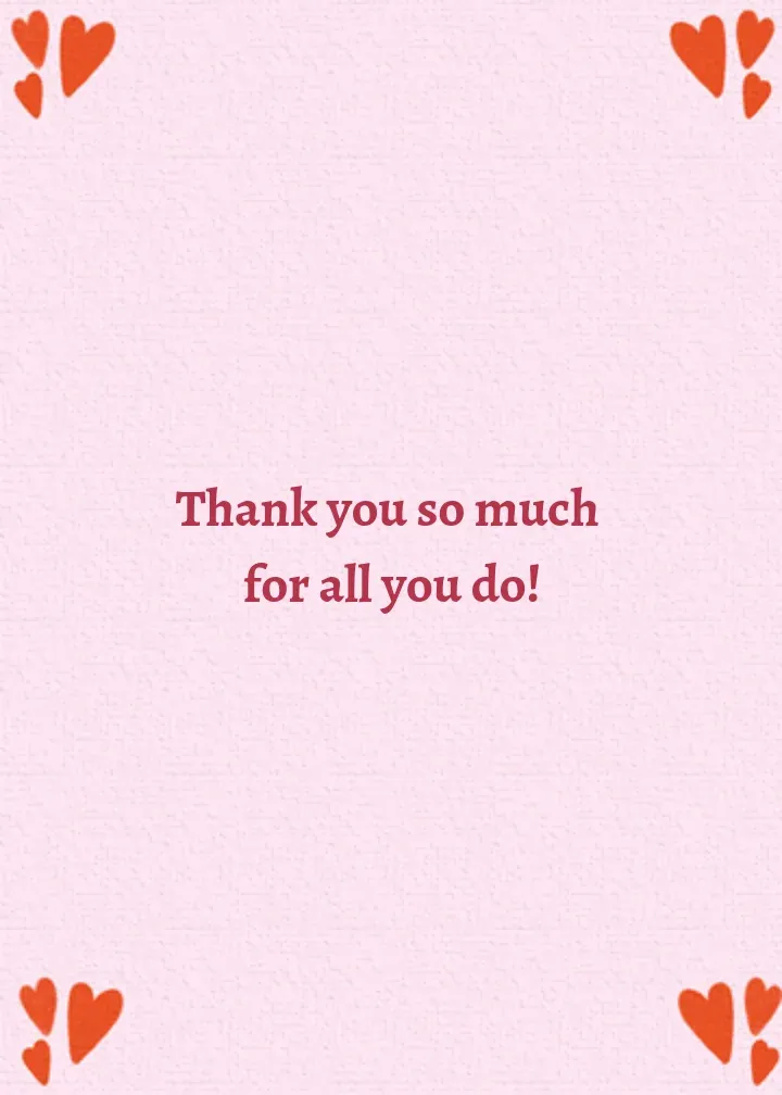 It Takes a Big Heart card inside right