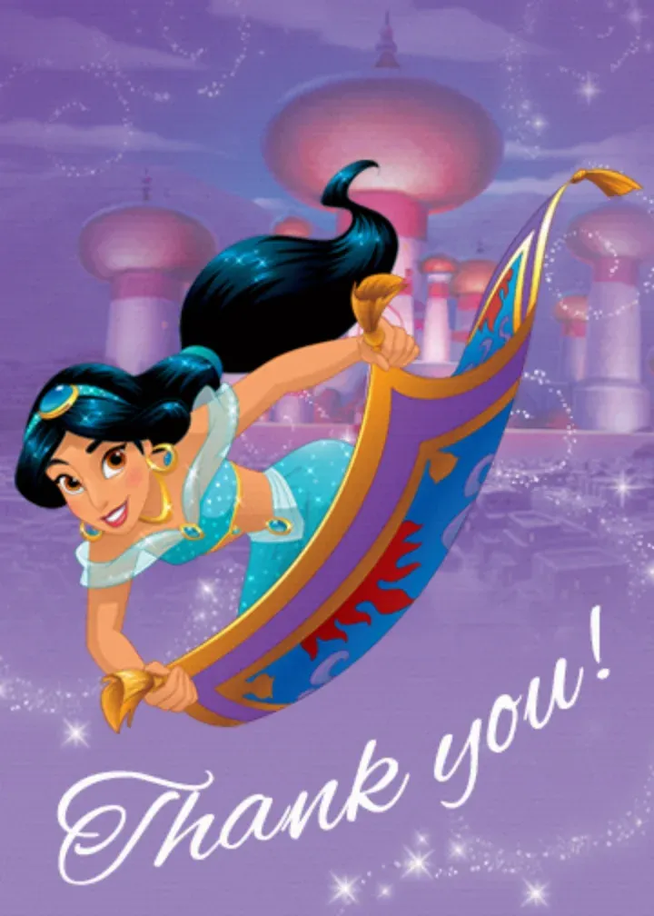 Jasmine Thank You card front