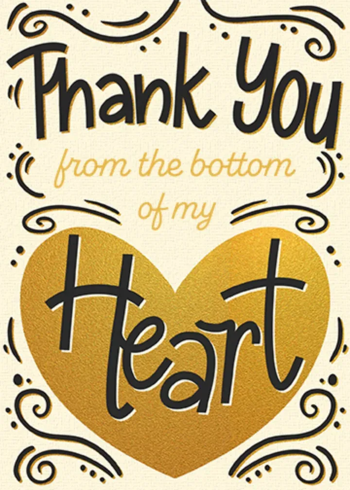 From the Bottom of My Heart card front