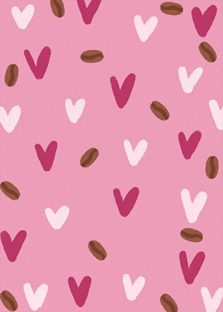 Coffee Love card inside left