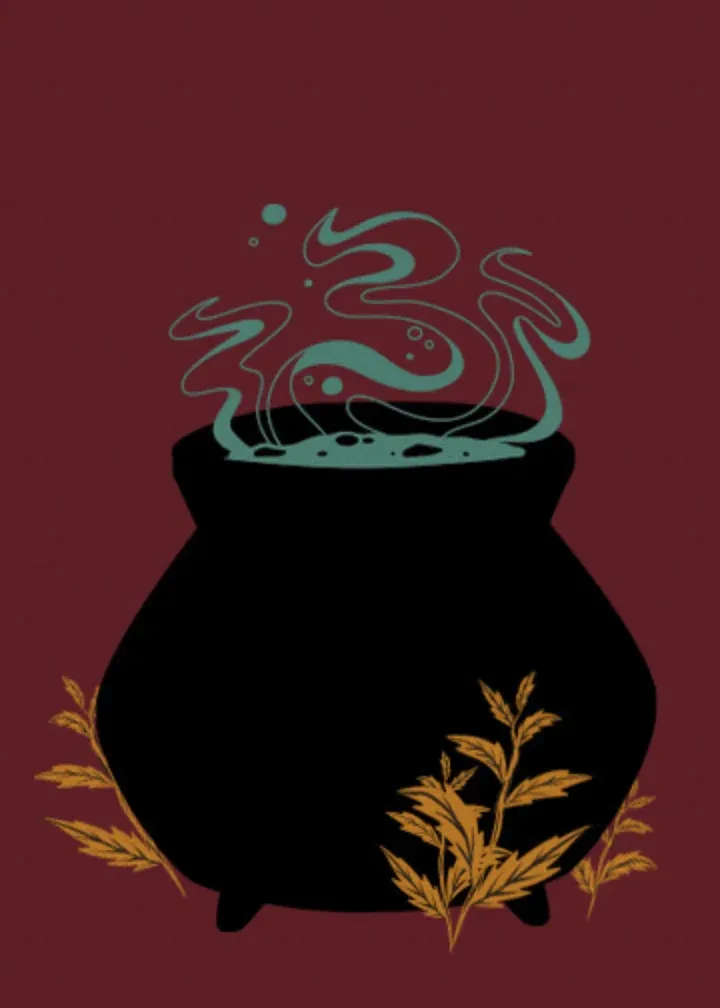 Hocus Pocus Birthday card inside left