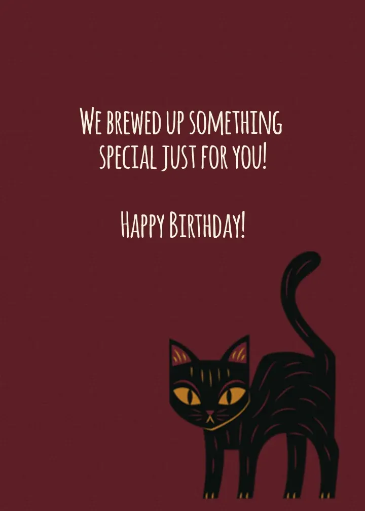 Hocus Pocus Birthday card inside right