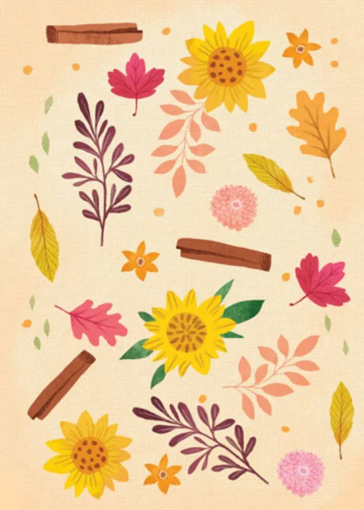 Fall Cup of Joy card inside left